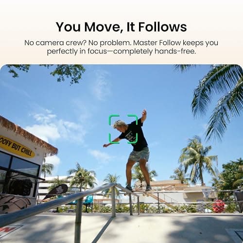 Xtra Muse, Vlogging Camera with 1'' CMOS & 4K/120fps Videos, Pocket Camera with 3-Axis Gimbal Stabilizer, Fast Focusing, Face/Object Tracking, Digital Video Camera for Photography, Digital Camera thumbnail 3