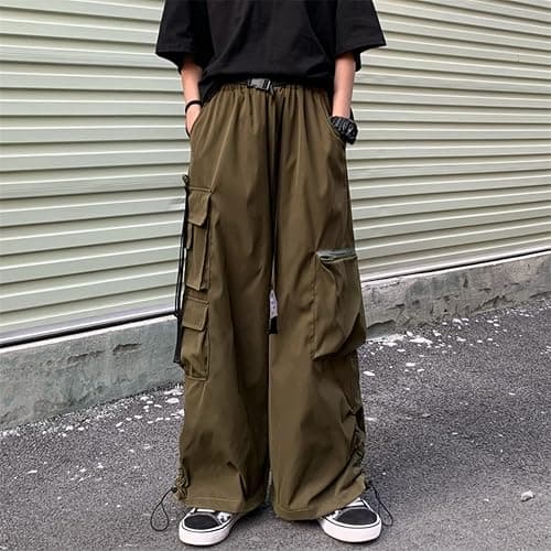 Women Joggers Goth Y2K Baggy Loose Pants Outdoor Cargo Pants Punk Streetwear thumbnail 5