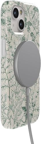 Casely iPhone 15 Plus Case | Sage Garden | Green Floral | Compatible with MagSafe thumbnail 5