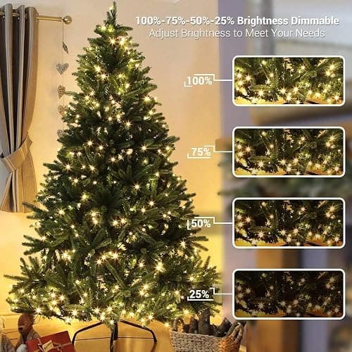 Upgraded 70Ft 200 LED Fairy Lights Battery Operated with Remote & Timer, Waterproof Christmas String Lights Outdoor Indoor, Battery Twinkle Lights for Bedroom, Classroom, Xmas, Parties, Wedding, Decor thumbnail 4