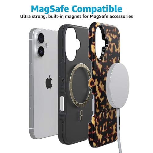 Casely iPhone 17 Case | Shell Shocked | Tortoise Print | Compatible with MagSafe | Bold Protective Design thumbnail 8