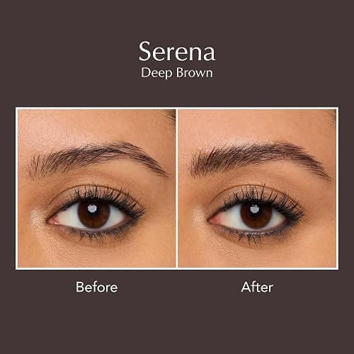 Thrive Causemetics Instant Brow Fix Semi-Permanent Eyebrow Gel, Waterproof Tinted Eye Brow Gel with Vitamin B5, Smudge-Proof, Long Lasting Definition, Vegan & Cruelty Free, Serena (Deep Brown) thumbnail 3