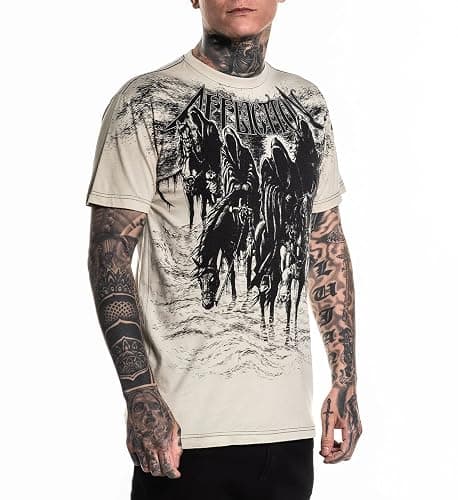 Affliction Men's Core T-Shirt, Short Sleeve, Graphic Print Design T-Shirts thumbnail 5