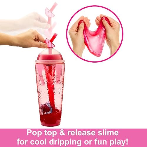 Barbie Pop Reveal Fruit Series Doll, Watermelon Crush Theme with 8 Surprises Including Pet & Accessories, Slime, Scent & Color Change, HNW43 thumbnail 6