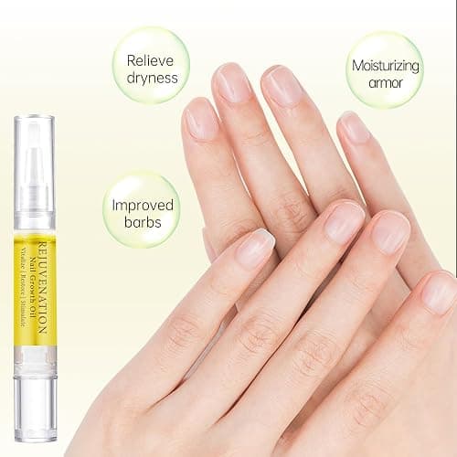 Fiorland Nail Growth Oil, Rejuvenation Nail Strengthener & Repair Serum with Nail File- 3 in 1 Formula for Instant Growth, Cuticle Care (3PCS) - 1 Count (Pack of 3) thumbnail 5