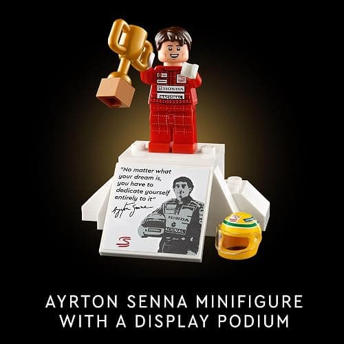 LEGO Icons McLaren MP4/4 & Ayrton Senna Minifigure Model Car Kit - Buildable F1 McLaren Set for Adults, Ages 18+ - Gift for Birthdays - 10330 thumbnail 7