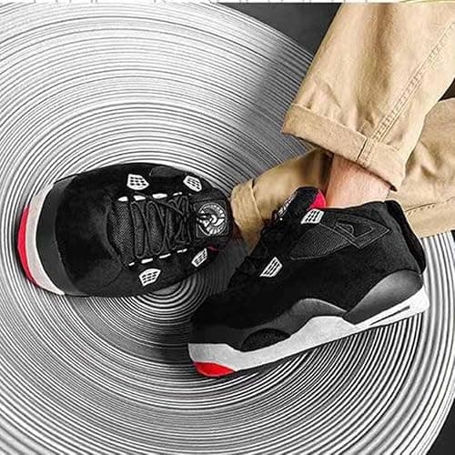 LAPRBY Sneaker Slippers Non Slip Sole Indoor House Plush Slippers Unisex Indoor Floor Cotton Shoes thumbnail 5