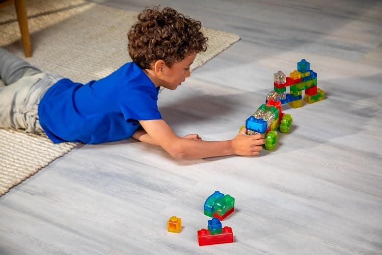 Goliath Jelly Blox Vrroom! Truck Kit | Includes 35 Blocks | Toddler & Preschool Building Blocks Kids Can Squeeze, Stretch, Squish | MESH ACCREDITED | Safety Tested Ouch-Free | Sensory Play Toy Ages 2+ thumbnail 5