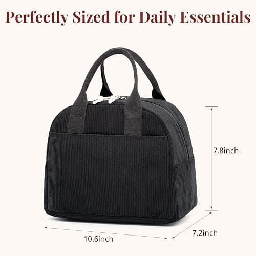 LOVELYWIND Lunch Box for Women Cute Lunch Bags for Women Lunch Tote Bags Reusable Insulated Lunch Box Large Capacity Reusable Insulated Cooler for Work or Travel Gifts or Beach thumbnail 2
