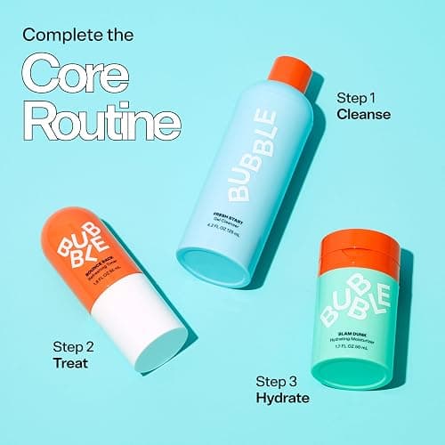 Bubble Skincare Slam Dunk Hydrating Face Moisturizer - Lightweight Face Lotion With Vitamin E + Aloe Vera - Daily Facial Moisturizer for Normal + Dry Skin - Skin Care with Blue Light Protection (50ml) thumbnail 9