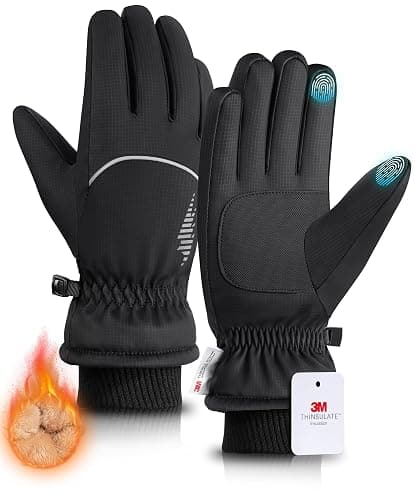 rivmount Winter Gloves Women Men, Thermal Ski Gloves for Cold Weather with Warm, Waterproof, Touchscreen for Running, Skiing - Image 1