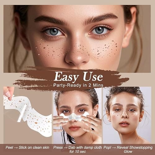Christmas Glitter Face Tattoo,Diesetsr Body Glitter Temporary Tattoos Patches, Festival Rave Outfits for Women, Sparkle Patches for Kids, Party Christmas Festival Decorations,30 PCS thumbnail 6