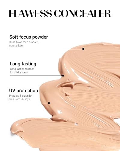 THESAEM Cover Perfection Tip Concealer 0.2 fl.oz. - 1.75 Middle Beige Warm Beige for Medium Skin Tone 22 - High Coverage Long Lasting Concealer - Korean Makeup for Dark Circles & Blemishes thumbnail 7