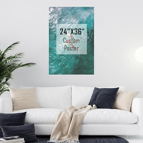 ZXDZSM Personalized Custom Canvas Poster(Unframe,24"X36"): Upload Your Image/Photo - Custom Personalized Photo to Poster Printing, Wall Art Prints ﻿ thumbnail 3