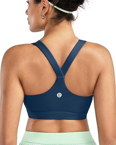 RUNNING GIRL Sports Bras for Women, Molded Cup High Impact Sports Bra Workout Bras for Women High Support Racerback - Image 1