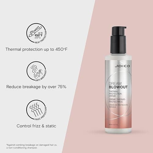 Joico Dream Blowout Thermal Protection Crème | For Most Hair Types | Thermal Heat Protection | Control Frizz & Static | Faster Drying Time | Humidity Protection | Reduce Breakage thumbnail 3