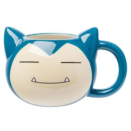 Silver Buffalo Pokemon Snorlax Face Ceramic 3D Sculpted Mug, 20 Ounces - Image 1