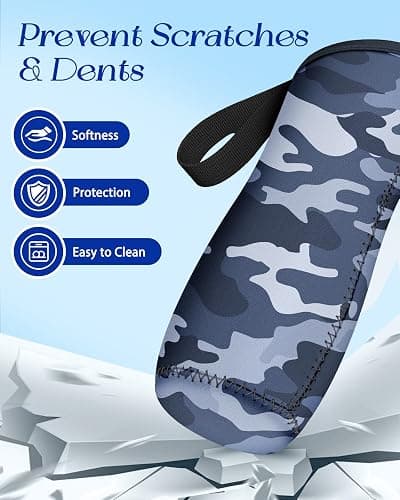 Toykee Water Bottle Sleeve for Cirkul 22 oz - 2 Pack Bottle Cover Holder Carrier with Handle Strap thumbnail 5