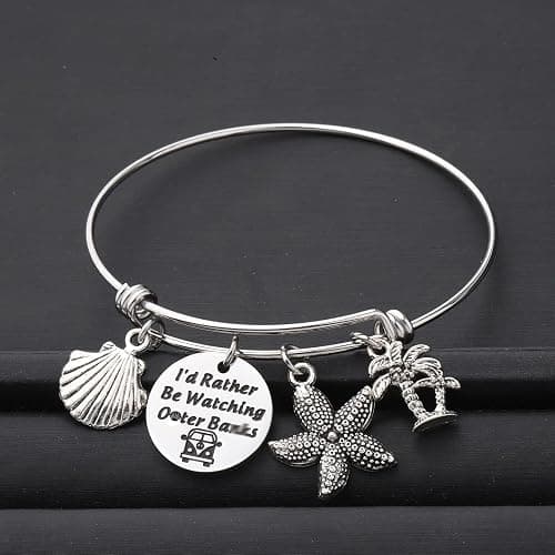 ENSIANTH Pogue Friends- TV Show Inspired - OBX Fans Gift I'd Rather Be Watching Outer Bracelet thumbnail 3