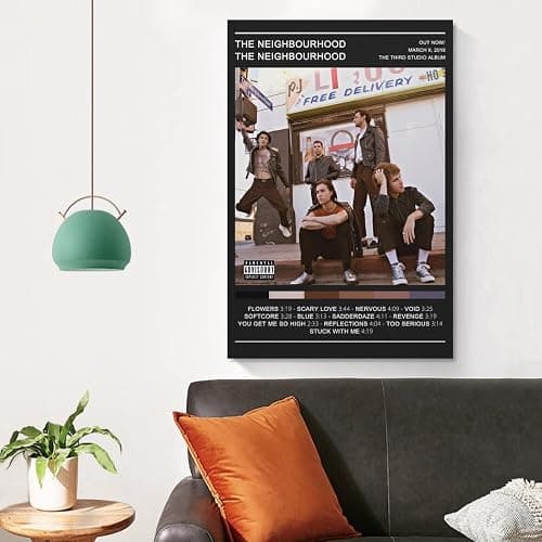 ARTPCE Hard to Imagine The Neighbourhood Ever Changing The Neighbourhood Canvas Poster Wall Decorative Art Painting Living Room Bedroom Decoration Gift Unframe-style12x18inch(30x45cm) thumbnail 5