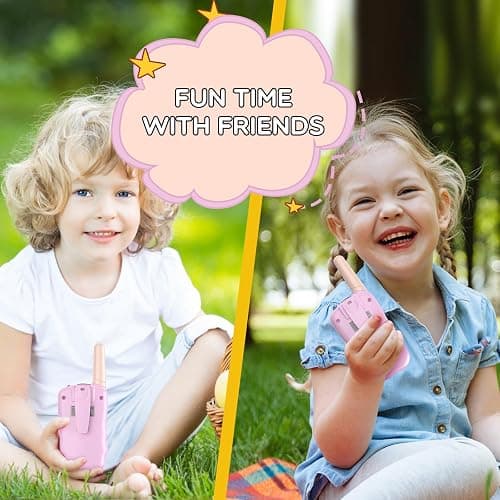 Toys for 3-12 Year Old Girls, Selieve 2 Pack Kids Walkie Talkies Rechargeable with 22 Channels, LED Flashlight and VOX Function, Birthday Gifts for 4 5 6 7 8 9 10 Year Old Girls thumbnail 5