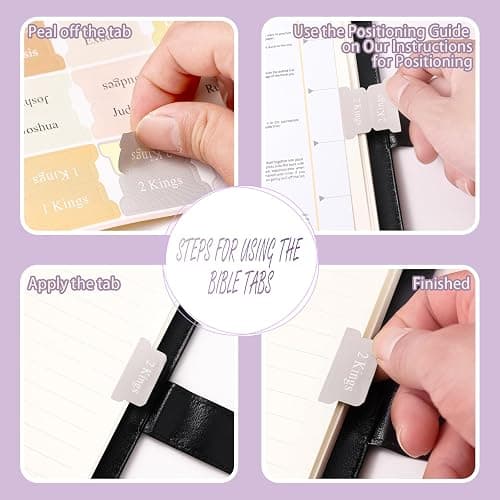 XKDOUS 56 Pcs Bible Study Supplies Journaling Kit for Women, Bible Study Kit Includes Highlighters, Pens, Tabs, Stickers & More for Journaling. Great for Note-Taking, Enhancing Scripture Study thumbnail 8