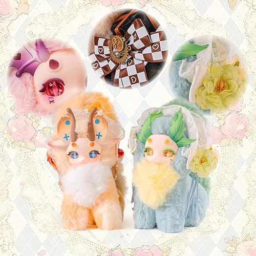 BIRZWOT Maomaolong Plush Blind Box， Plush Figure Toys 1PC (1 of 7 Possible Styles) Collectible Birthday Gifts 7 in thumbnail 4
