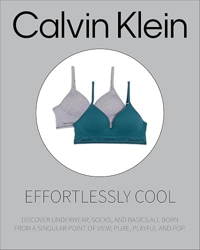 Calvin Klein Kids Girls' Seamless Wirefree Comfort Bralette Bra 2-Pack thumbnail 3