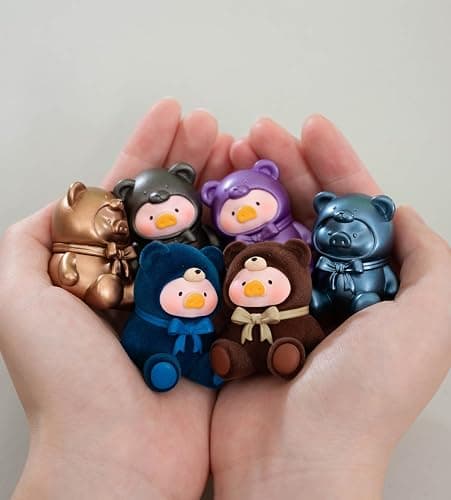 maidimiao Lulu The Piggy Bear Mini Bean Blind Box Figures 3bags(3figures) Collection Blind Bags Cute Birthday Gifts - 3 bags - Mini Bear thumbnail 2