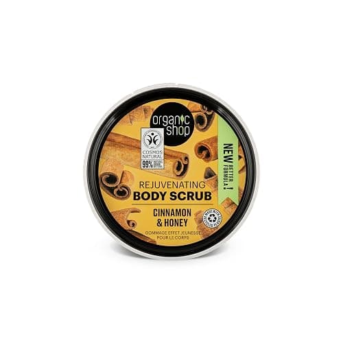 Organic Shop 250ml Body Scrub Rejuvenating Cinnamon & Honey thumbnail 2
