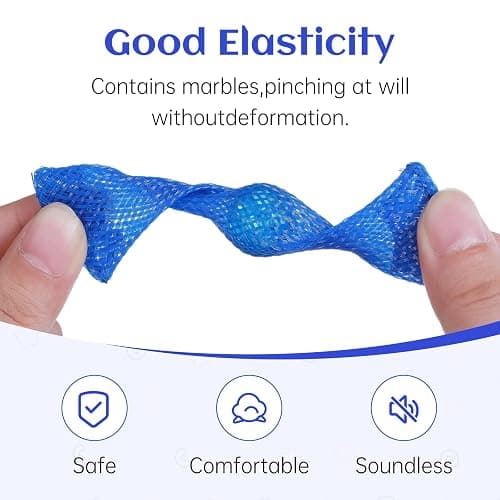 8 Pcs Sensory Fidget Toys Pack Flippy Roller Bike Chain Fidget Spinner Anxiety and Stress Relief Silent Tools Mesh Marble Acupressure Ring for Adults Teens Kids Boys Girls Easter Gifts thumbnail 4
