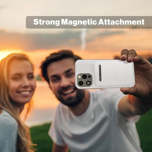 AOGUERBE Magnetic Power Bank, for MagSafe Charger Portable 10000mAh Battery Pack PD 22.5W Fast Charging, Foldable Wireless Power Bank with USB-C LED Display for iPhone 17/16/15/14/13/12 Series thumbnail 4