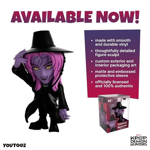 Youtooz Kpop Demon Hunters Romance 4.8" Vinyl Figure, Collectible Romance Figure from Kpop Demon Hunters Vinyl Collection thumbnail 5