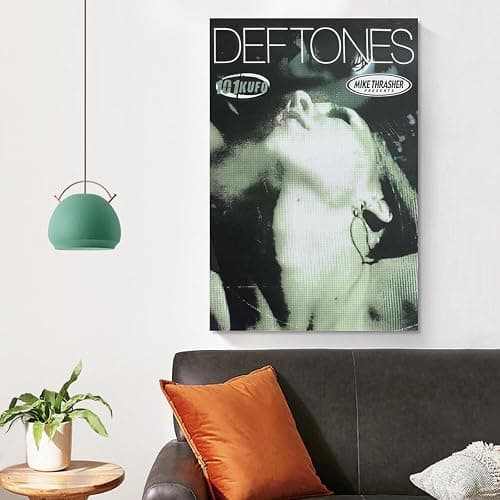 VQFYNOBCI Deftones Poster Vintega MusicCanvas Art for Room Aesthetic And Wall Art Picture Living Room Decor Poster12x18inch(30x45cm) thumbnail 4