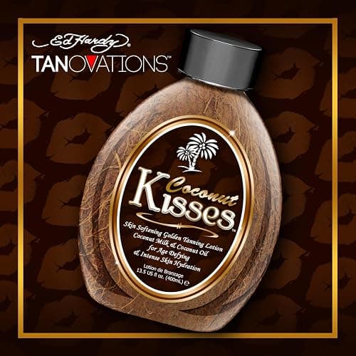Ed Hardy Coconut Kisses Golden Tanning Lotion Cruelty Free, Gluten Free, Mineral Oil Free, DHA Free for All skin type, 13.5oz thumbnail 3