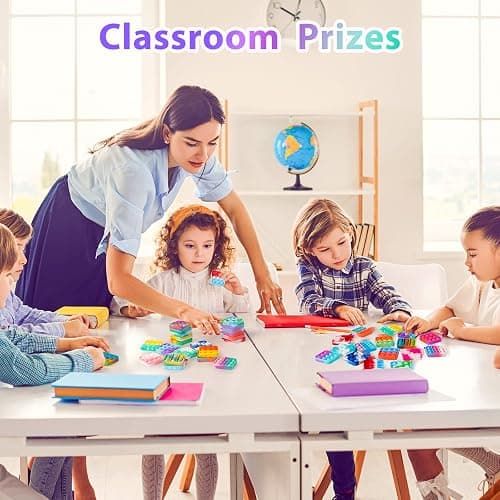 Pop Fidget Toys Bulk Its Party Favors for Kids 4-8 8-12 30 Pack Mini Pop Keychain It Small Fidgets for Classroom Prizes School End of Year Student Gifts from Teacher Birthday Goodie Bag Stuffers thumbnail 4
