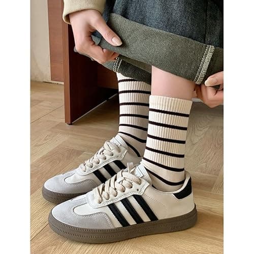 OTAODKA Athletics Socks for Women and Girls Cute Ankle Cotton Sock thumbnail 7