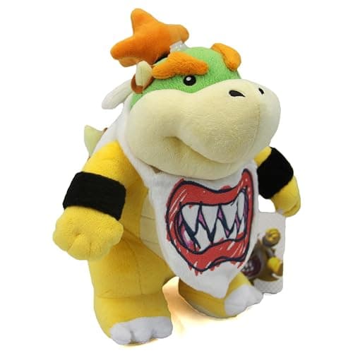 Little Buddy Super Mario All Star Collection 1424 Bowser Jr. Stuffed Plush, 8", 156 months to 180 months thumbnail 3