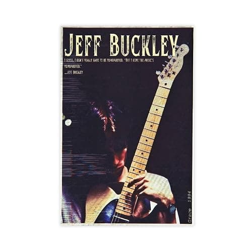 SMART COLOR Jeff Buckleys Fan Art10 Canvas Poster Bedroom Decor Landscape Office Room Decor Gift 12" L X 18" W - Image 1