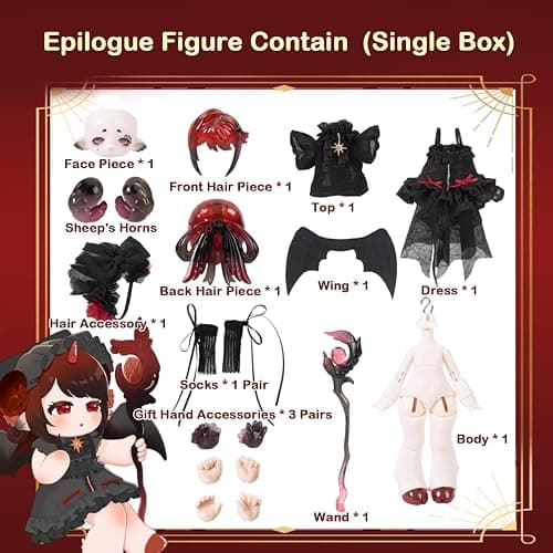 BEEMAI Antu Spirit of The Book Series - Epilogue, 1/12 BJD Dolls Random Design Cute Figures Collectibles Birthday Gift thumbnail 3