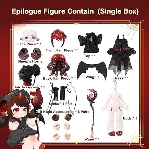 BEEMAI Antu Spirit of The Book Series - Epilogue, 1/12 BJD Dolls Random Design Cute Figures Collectibles Birthday Gift - Epilogue thumbnail 3