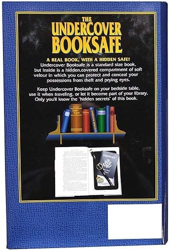 STREETWISE Large Hardbound Book Safe – Hidden Storage Book – Conceal Valuables in Plain Sight – Decoy Design thumbnail 8