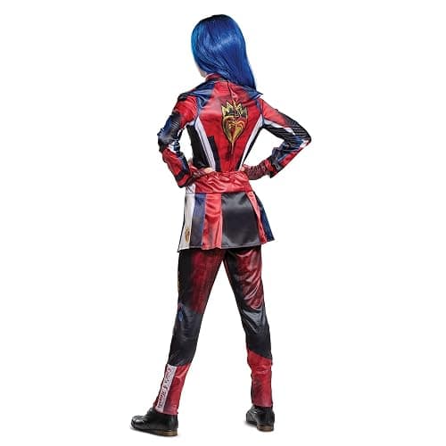 Evie Descendants 3 Deluxe Girls Costume, Official Disney Descendants Costume Jumpsuit thumbnail 2