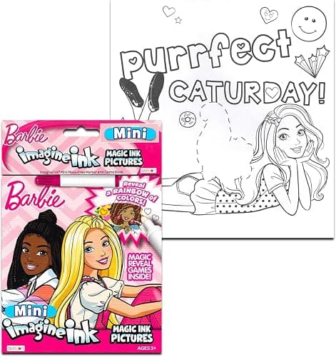 Imagine Ink Coloring Book Set for Girls - Bundle Includes 6 No-Mess Books Featuring Disney Princesses, Hello Kitty, Bluey, and More | Girl Mess Free Coloring Bulk thumbnail 4