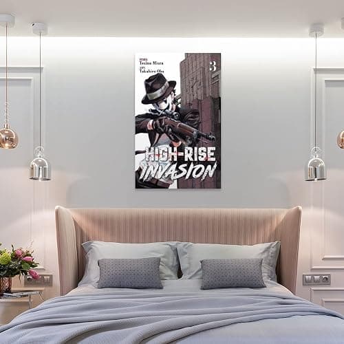 Anime Poster High-Rise Invasion Art Poster Art Poster Canvas Painting Decor Wall Print Photo Gifts Home Modern Decorative Posters Framed/Unframed 08x12inch(20x30cm) thumbnail 8