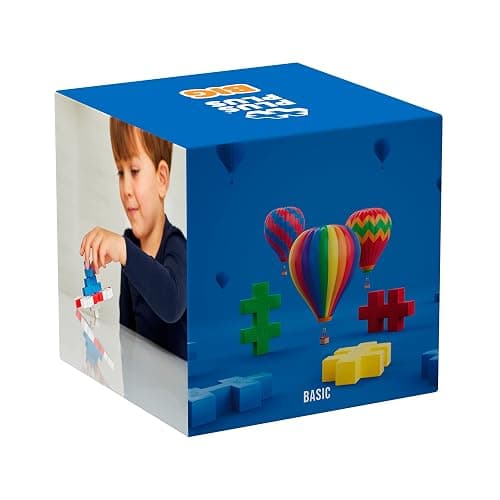 PLUS PLUS BIG - Open Play Set - 100 Piece - Basic Color Mix, Construction Building Stem Toy, Interlocking Large Puzzle Blocks for Toddlers and Preschool thumbnail 4
