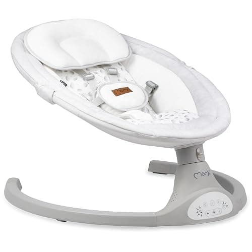 MoMi KENANI Transat balancelle jusqu’à 9 kg, pliable, télécommande et Bluetooth pour smartphone, alimentation piles et secteur, harnais de sécurité 5 points, pare-soleil, moustiquaire thumbnail 27