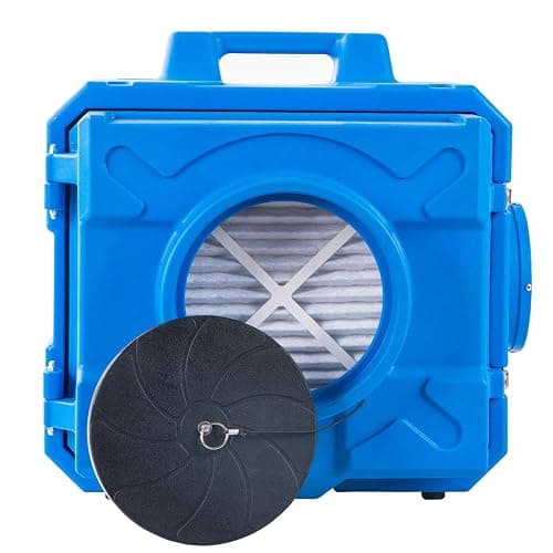 MOUNTO HEPA500 Commercial 500cfm Air Purifier Hepa Air Scrubber Negative Air Machine Roto-Molded (Blue) thumbnail 5