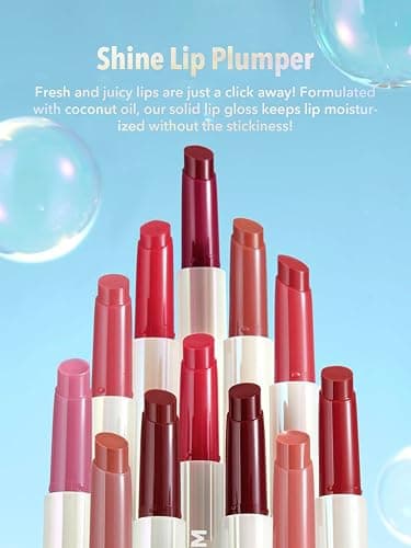 SHEGLAM PoutPerfect Moisturizing Solid Lip Gloss Non Sticky Lipstick with Coconut Oil - Pink Flamingo thumbnail 9