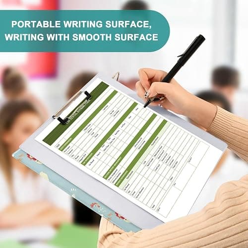 Cute Chicken 3 Ring Binder for School Office, 1.5 Inch Animal Themed Binder with Clipboard, PVC Pockets, Holds 8.5x11 Paper, Fun Binders for Students Work Supplies (1 Pack) thumbnail 8